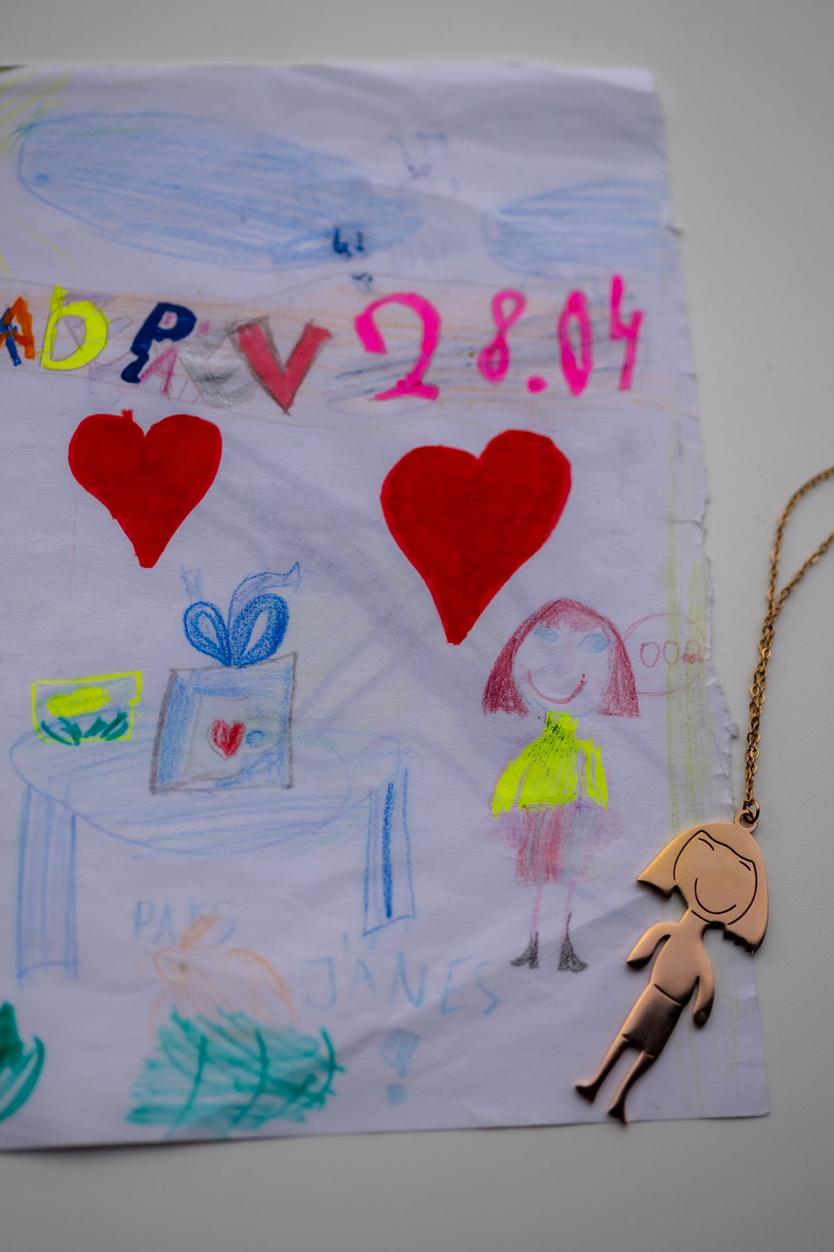 Drawing to Necklace