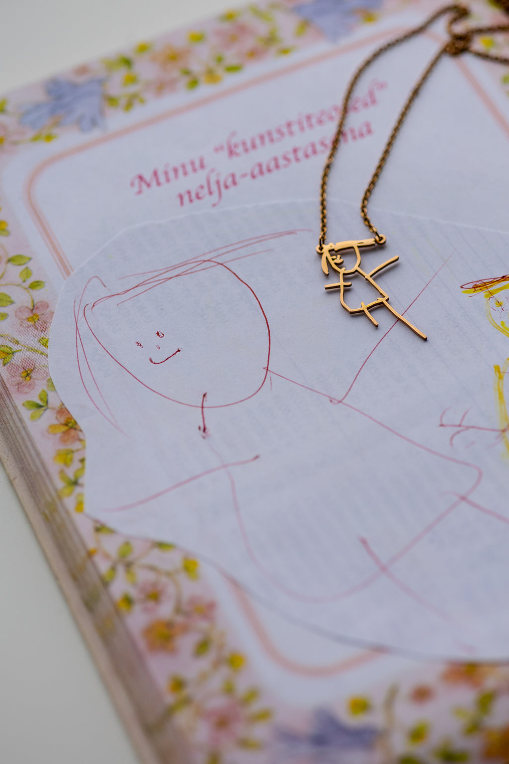 Drawing to Necklace